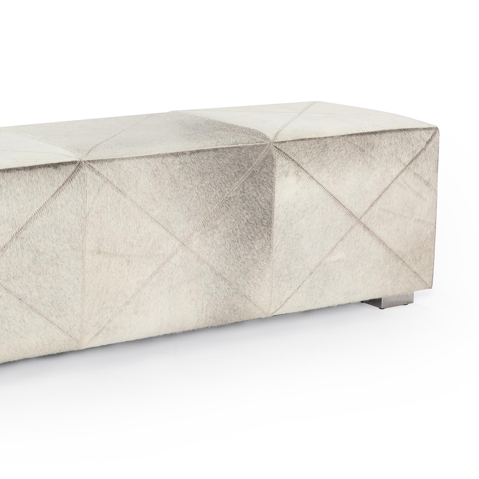 Brooks Hair on Hide Bench | Regina Andrew Detroit